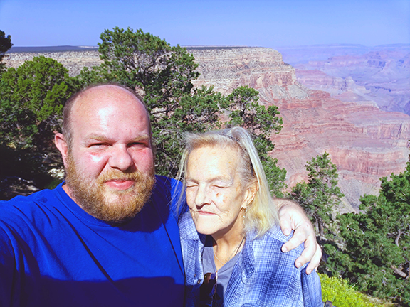 2021-09-15 - Chris and Mom at Grand Canyon 2